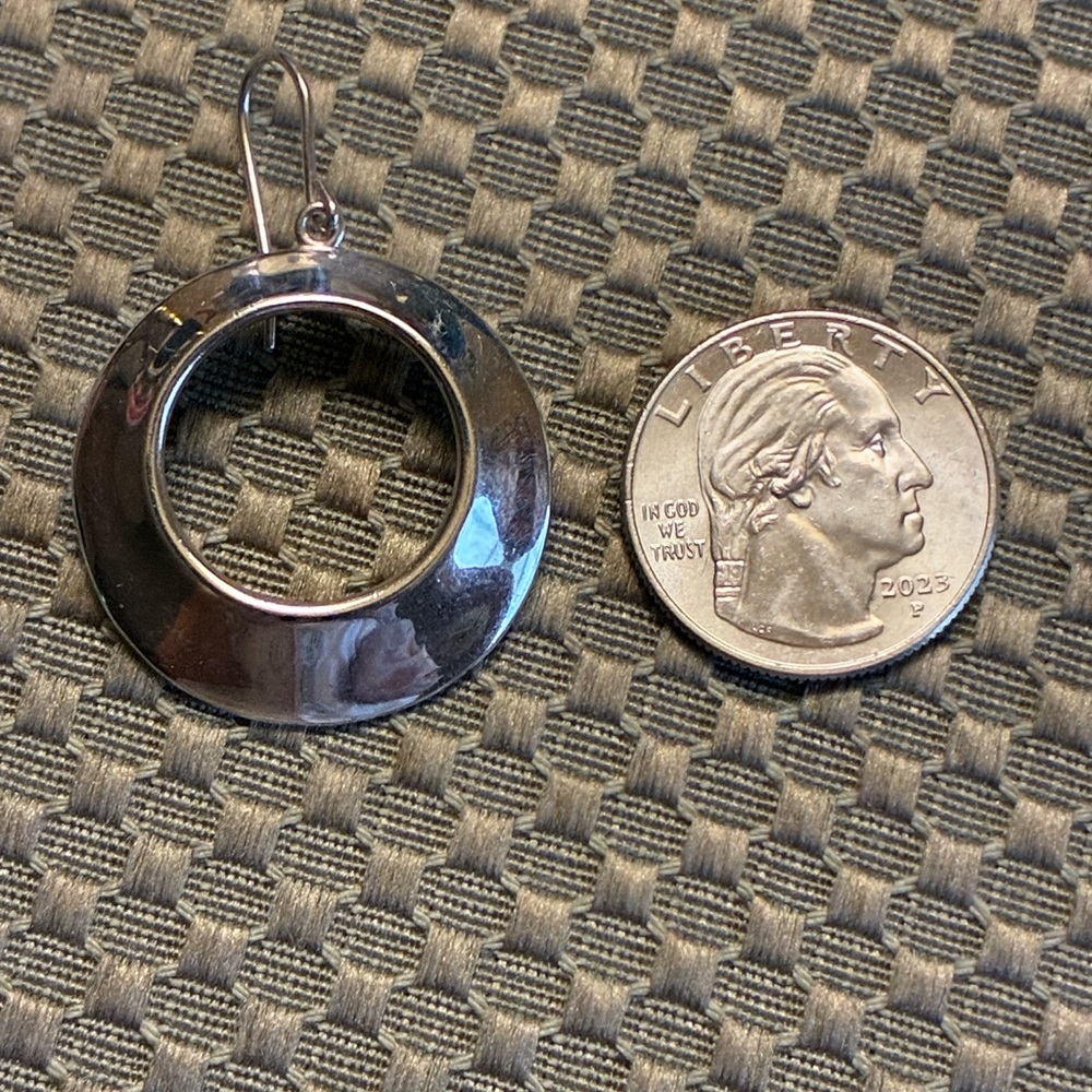 RLM Studio Sterling Silver Hoop Earrings - Picture 5 of 5